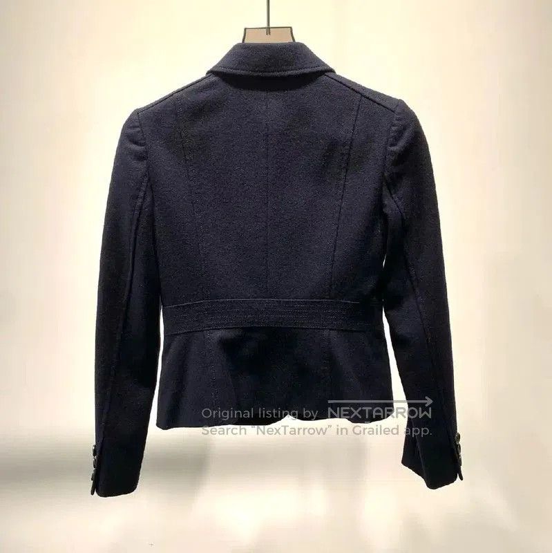 Burberry Burberry Black Wool Women's Coat. Size XXS / US 00 / IT 34 - 2 Thumbnail