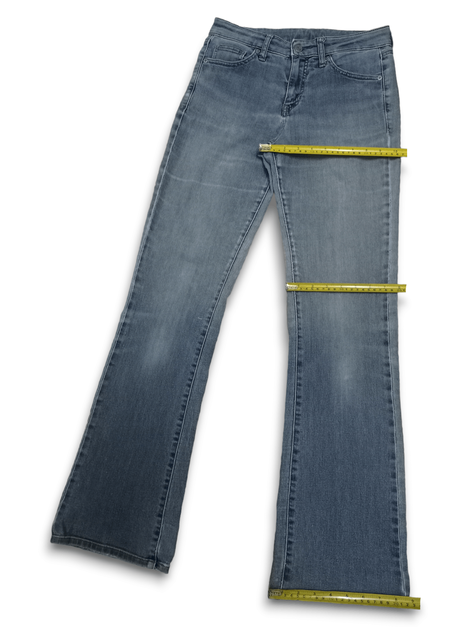 Japanese Brand × Uniqlo Vintage Japanese Uniqlo High Rise Flare Jeans Size US 28 / EU 44 - 11 Thumbnail