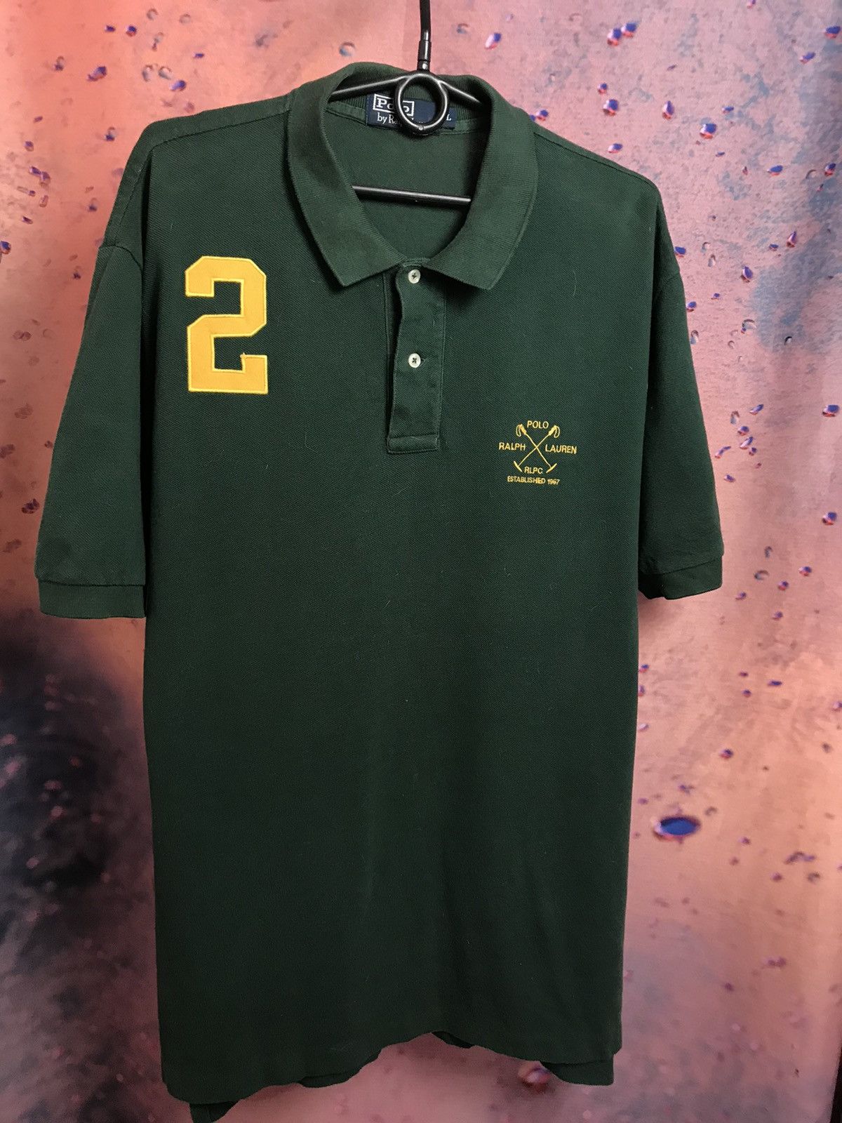 Vintage Vintage Polo Ralph Lauren luxury polo tee Size US XL / EU 56 / 4 - 2 Thumbnail