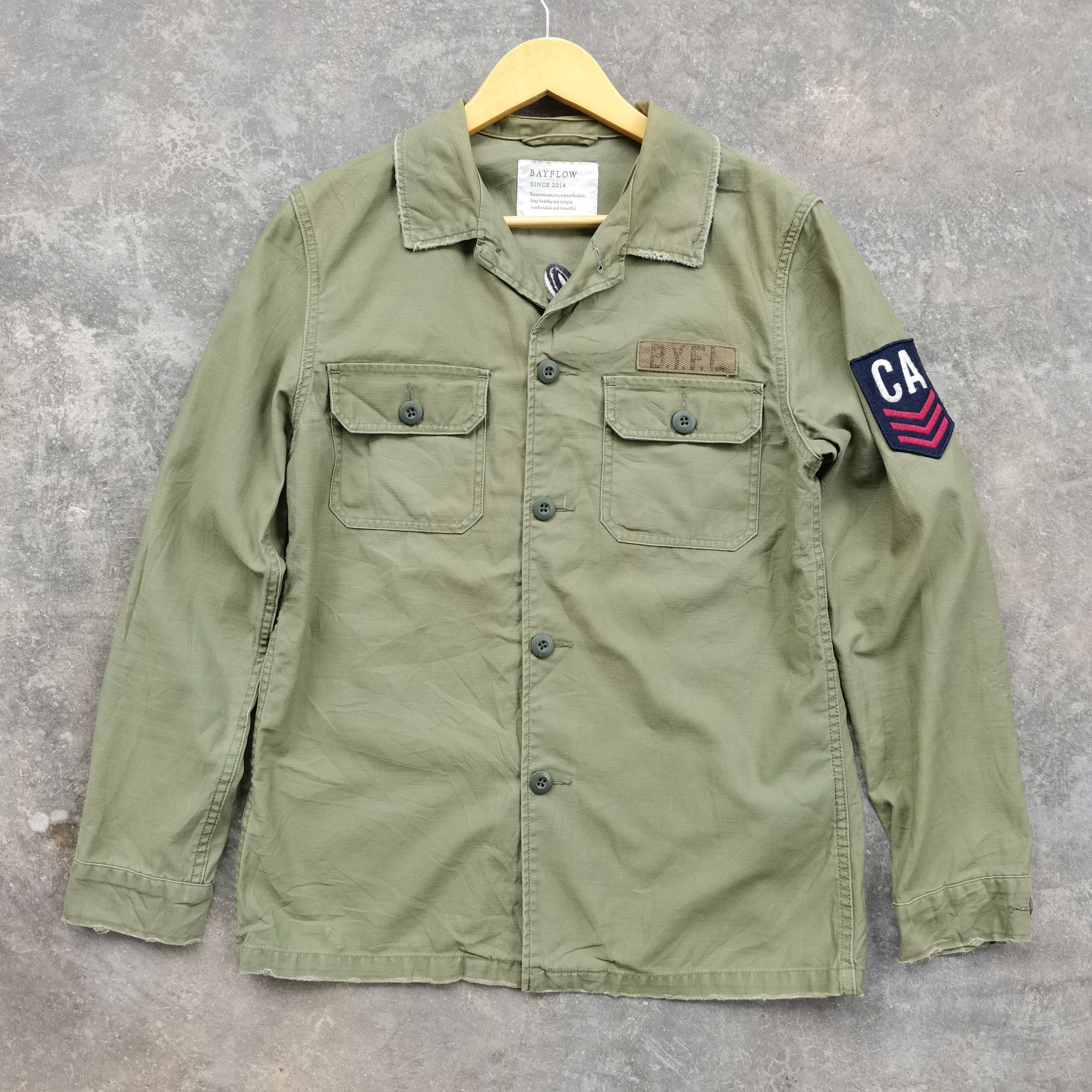 Japanese Brand × Vintage Vintage BAYFLOW California Fine Day Military Style Jacket Size US M / EU 48-50 / 2 - 5 Thumbnail