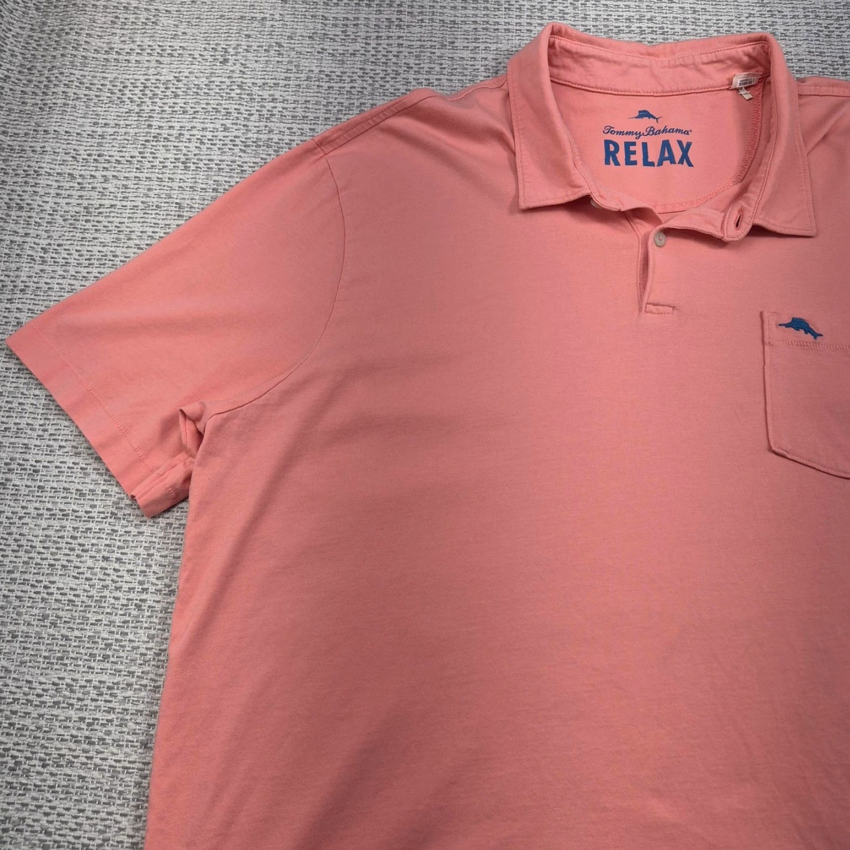 Tommy Bahama Tommy Bahama Relax Polo Shirt Mens 2XL Pink Short Sleeve Pocket Polo Shirt Mens 2XL Pink Casual Beach Golf USA Logo 90s Theme Size US XXL / EU 58 / 5 - 3 Thumbnail