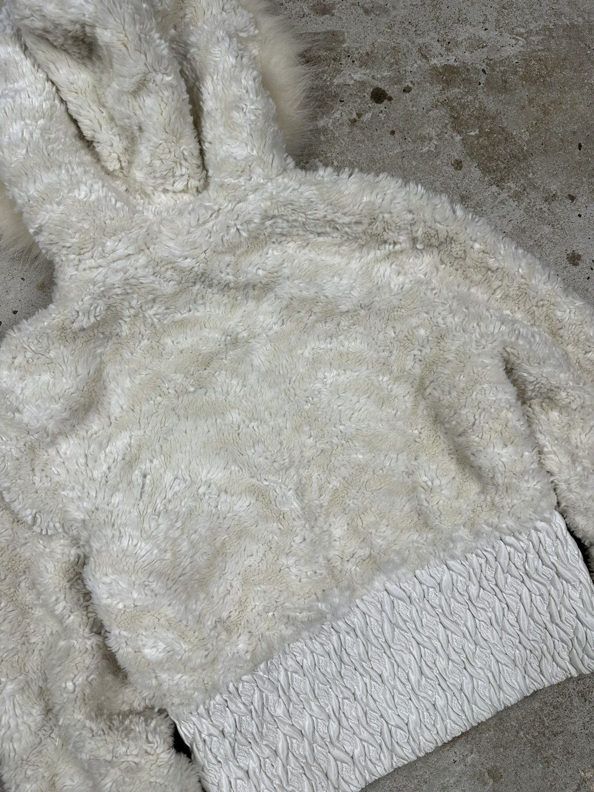 If Six Was Nine × Japanese Brand × Le Grande Bleu (L.G.B.) Vintage Y2K Faux Fur Beige Bomber Jacket Japanese Style Size US S / EU 44-46 / 1 - 18 Thumbnail