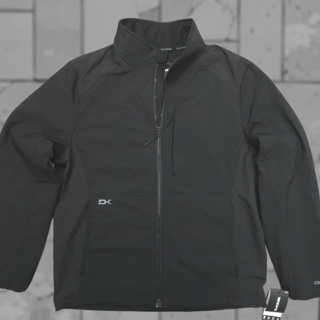 Dakine DAKINE Jacket Full Zip Wind & Water Resistant Black M Stretch Solid Polyester Softshell Men Size US M / EU 48-50 / 2 - 1 Thumbnail