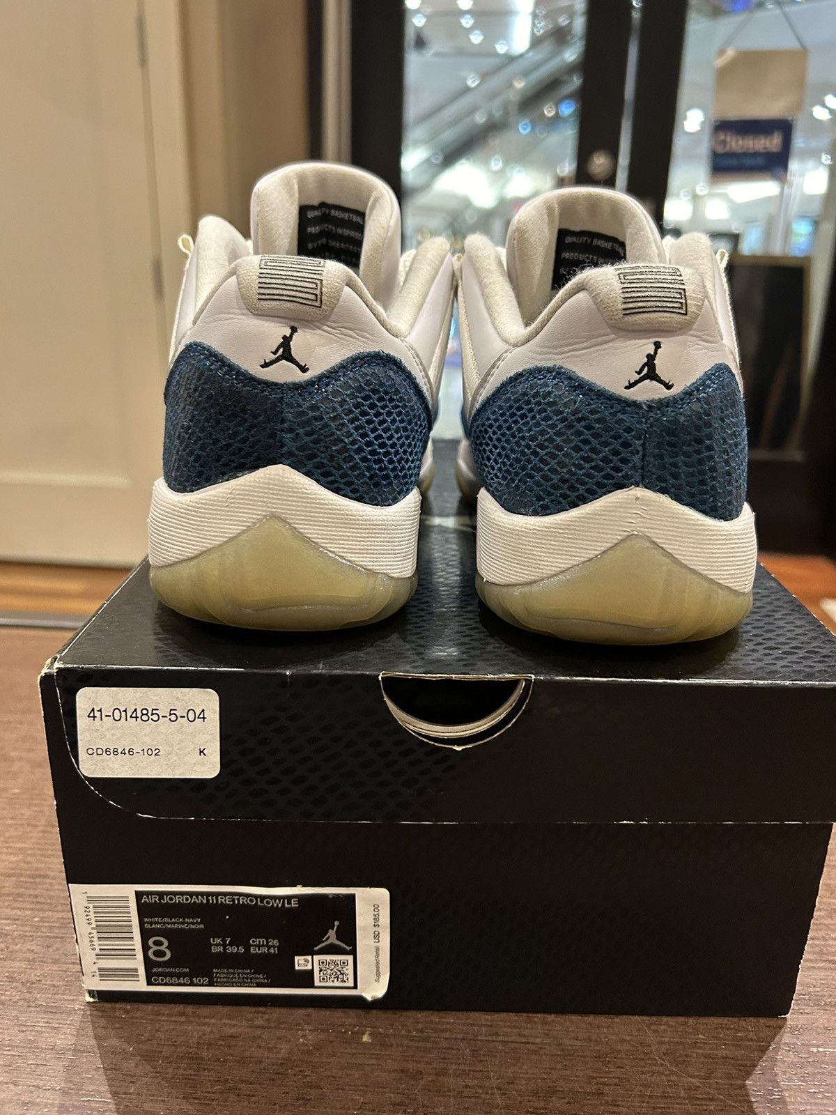 Jordan Brand Jordan 11 Low ‘Navy Snakeskin’ Size US 8 / EU 41 - 3 Thumbnail