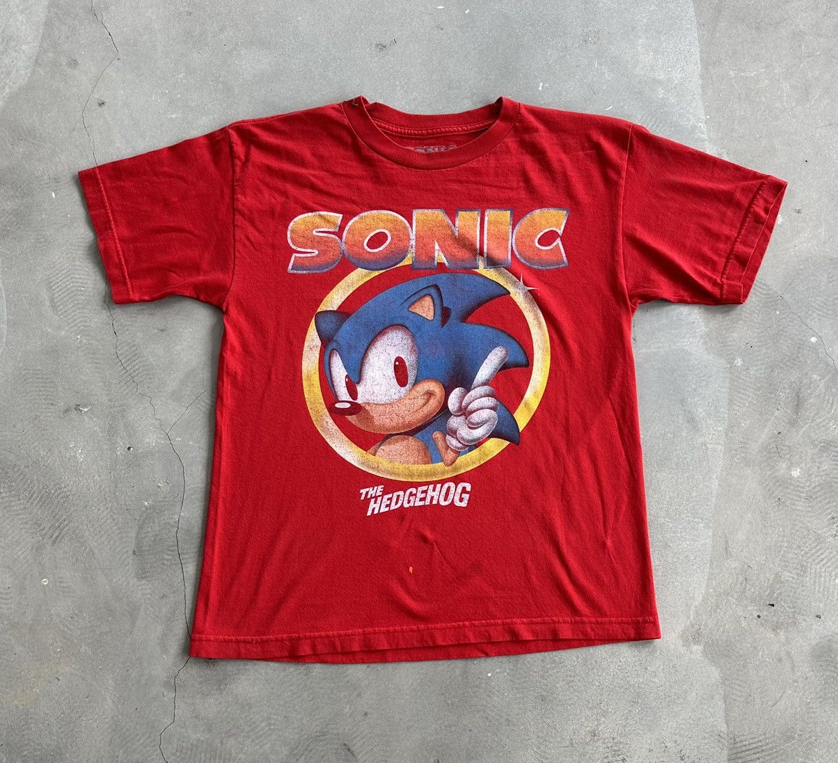Sonic Lab × Vintage SONIC THE HEDGEHOG TEE Size US XL / EU 56 / 4 - 1 Thumbnail