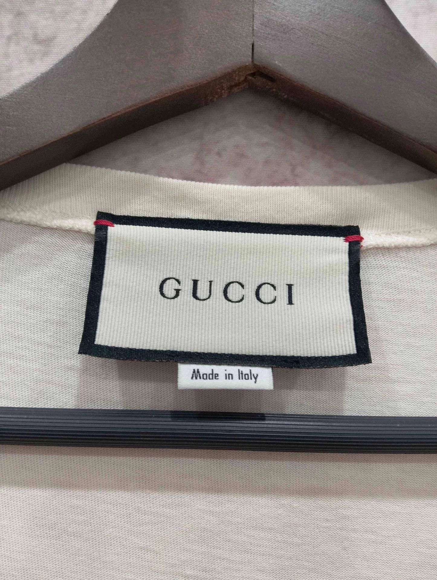 Gucci GUCCI Logo Print Crewneck Short Sleeve T-Shirt XS Size XS / US 0-2 / IT 36-38 - 3 Thumbnail