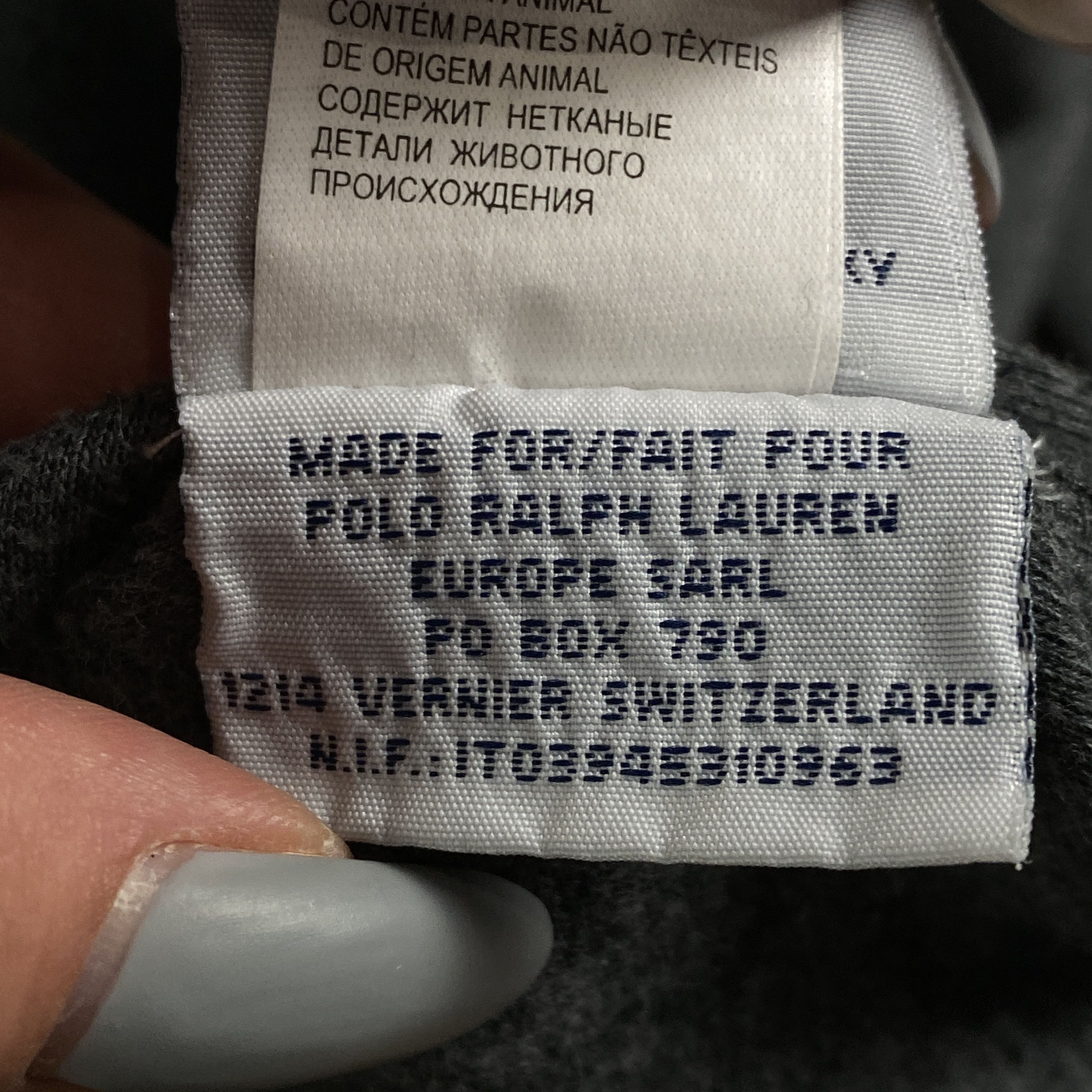 Polo Ralph Lauren Mens Sweater Long Sleeve 1/4 Zip Polo by Ralph Lauren Size M Size US M / EU 48-50 / 2 - 7 Thumbnail