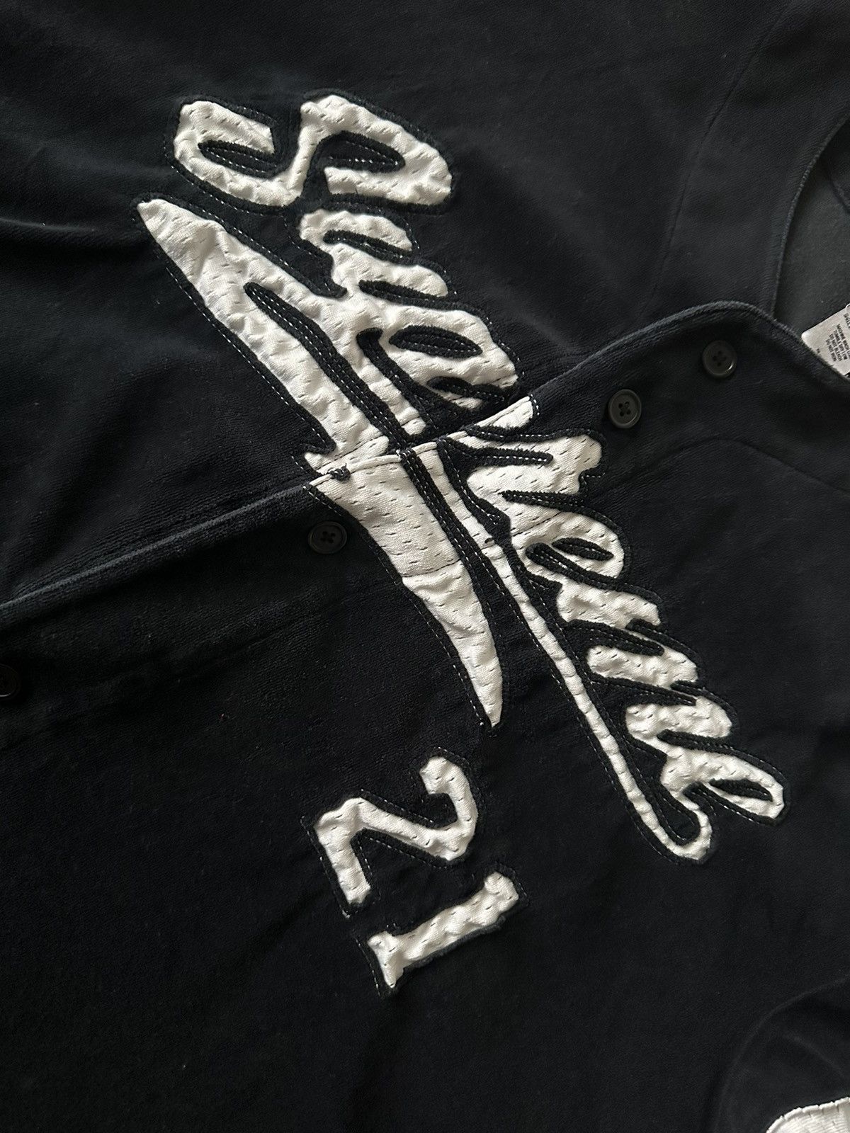 Supreme Supreme Velour Baseball Jersey Size US L / EU 52-54 / 3 - 5 Thumbnail