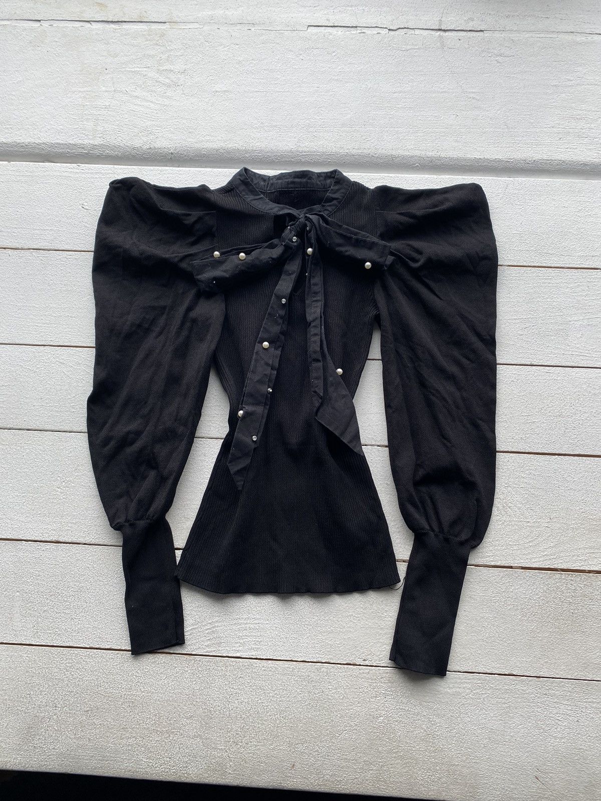 Japanese Brand × Vintage 🔥GOTHIC PUNK EMO SEXY OWENS SQUARE STYLE SWEATER Size M / US 6-8 / IT 42-44 - 1 Thumbnail
