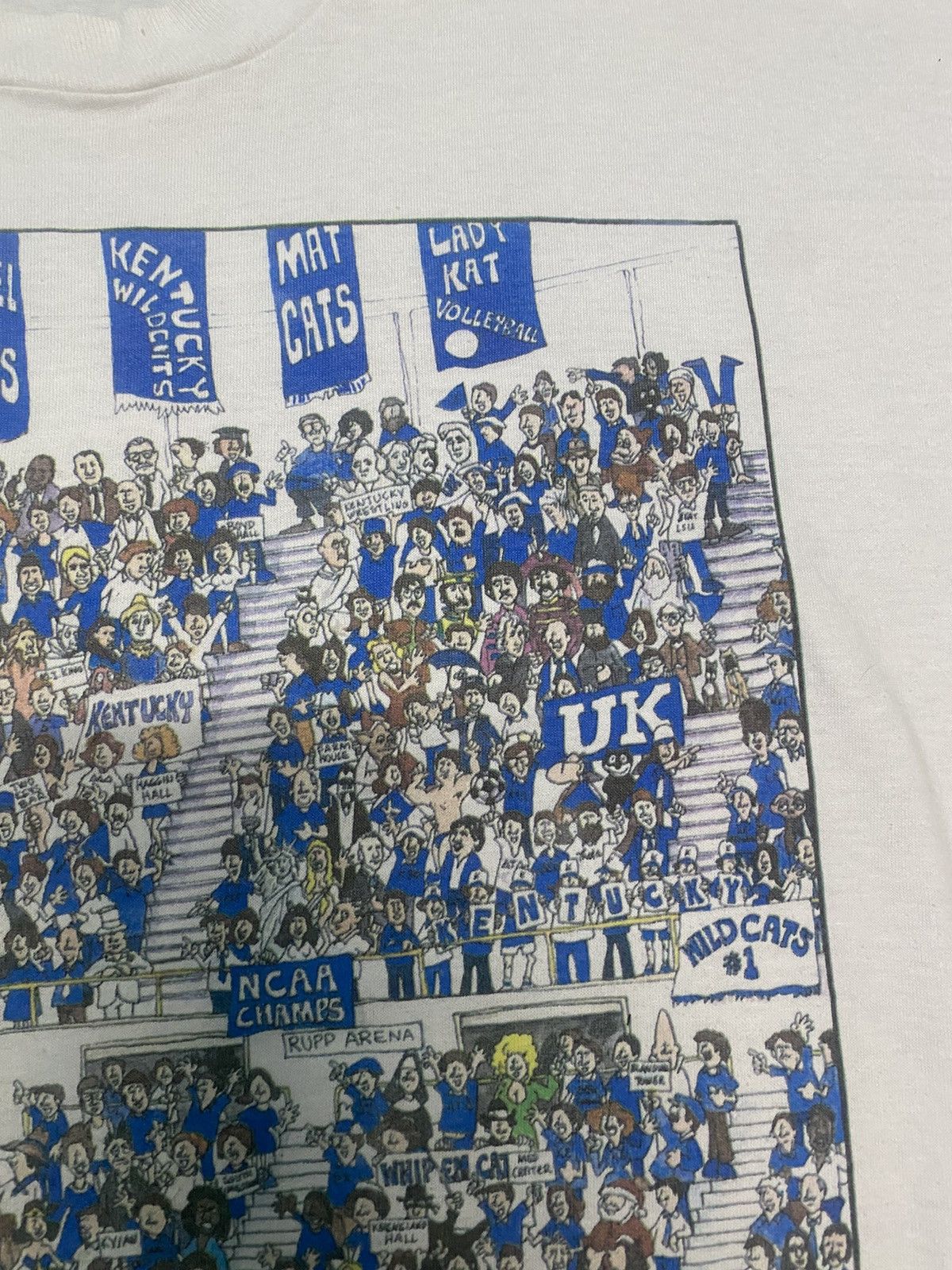 NBA 🔥VINTAGE 80s NCAA UNIVERSITY KENTUCKY BASKETBALL Size US XL / EU 56 / 4 - 12 Thumbnail