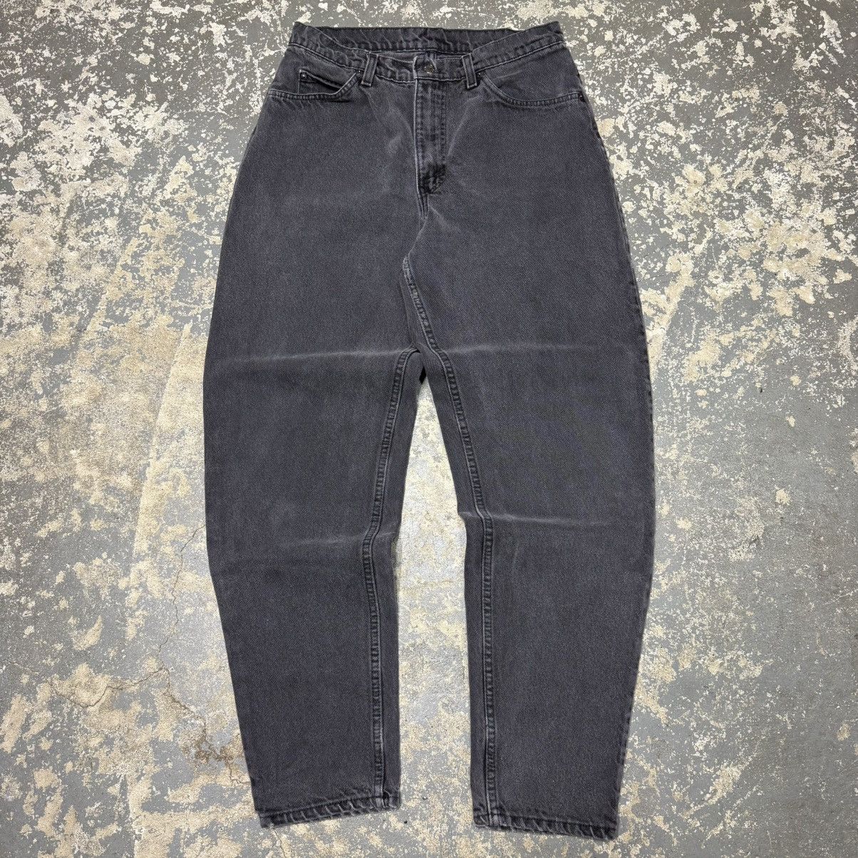 Levi's Vintage Levi’s 560 Baggy Fit Black Orange Tab Denim Jeans Size US 30 / EU 46 - 4 Thumbnail