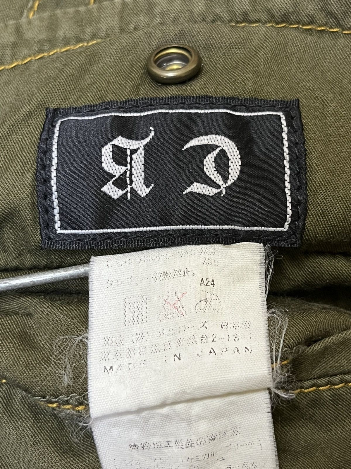 Japanese Brand Japanese CRYSTAL BUSH bondage military style cargo pant Size US 33 - 24 Thumbnail