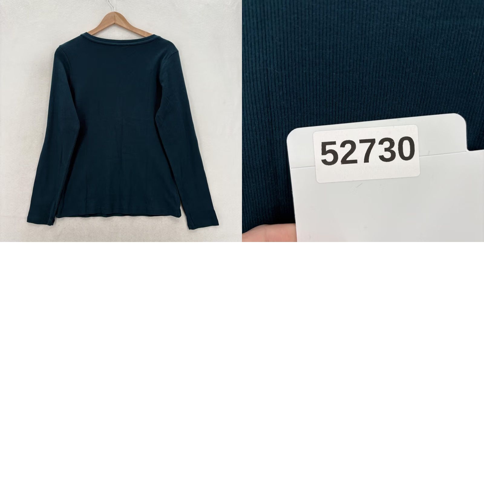 Banana Republic Banana Republic Sweater Womens Large Green Ribbed Henley Long Sleeve Casual NWT Size L / US 10 / IT 46 - 9 Thumbnail