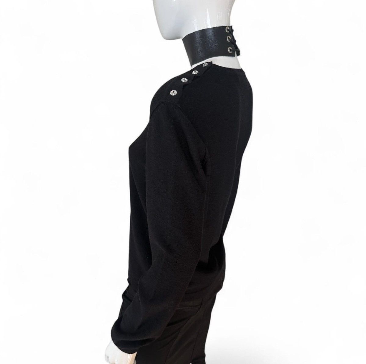 Sonia Rykiel Euro Vintage Sonia Rykiel Paris Black Sweater Size M / US 6-8 / IT 42-44 - 6 Thumbnail