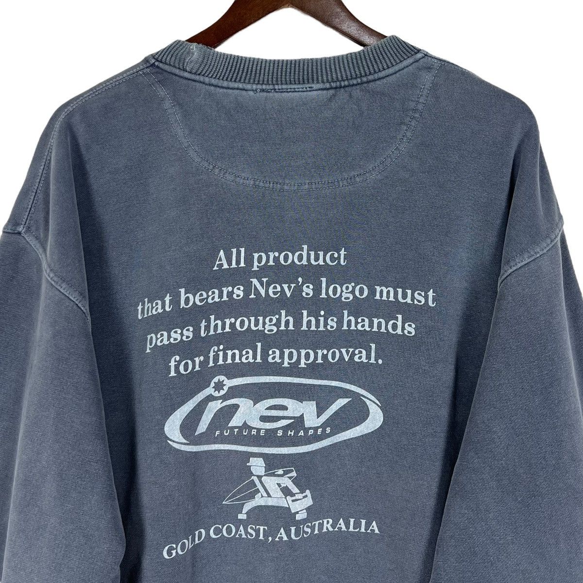 Vintage 90s Vintage Nev Surf Future Shape Sweatshirt Size US M / EU 48-50 / 2 - 4 Thumbnail