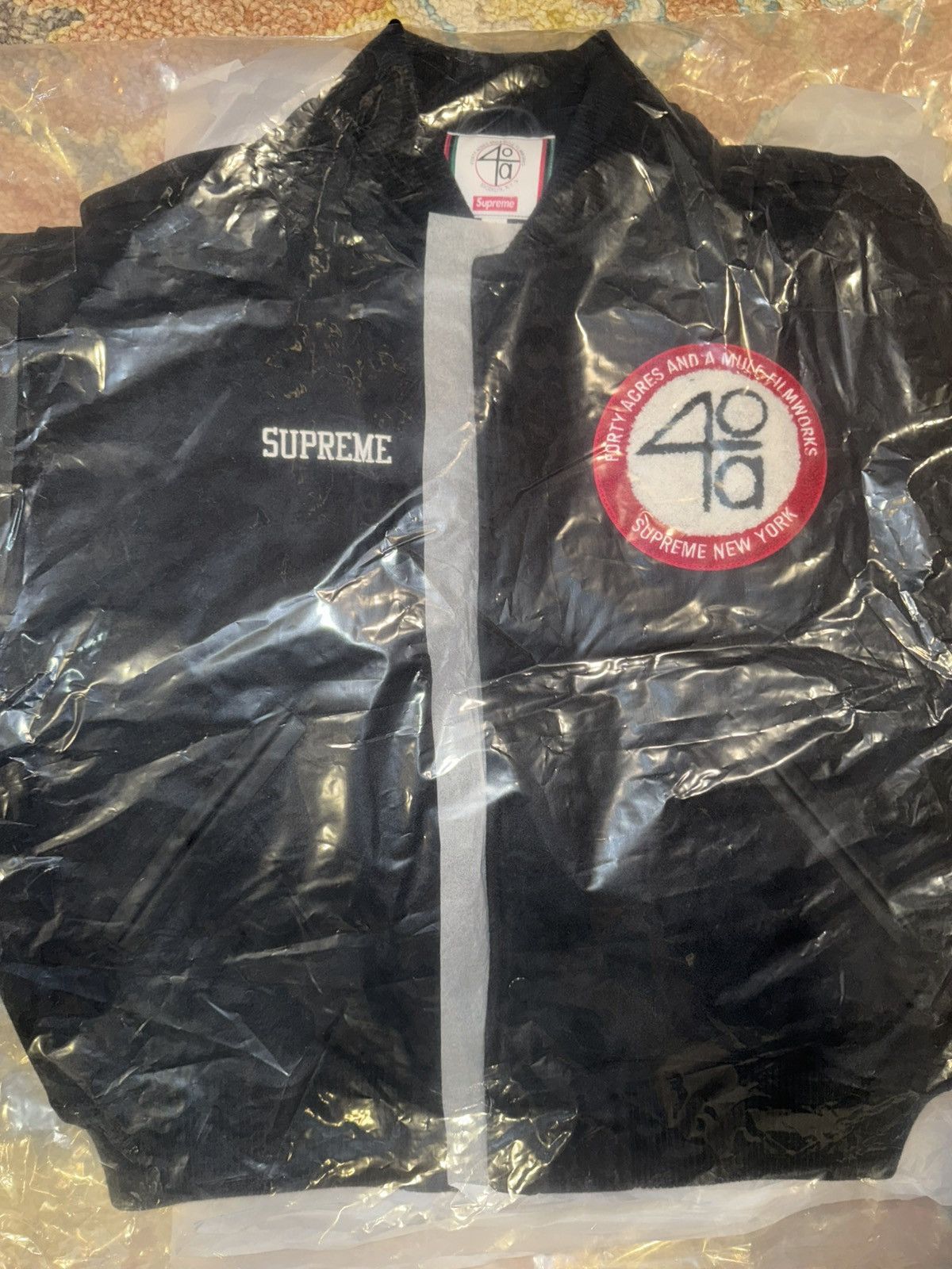 Jacket Inc Supreme Ny Supreme X 40 Acres Malcolm X Varsity Jacket