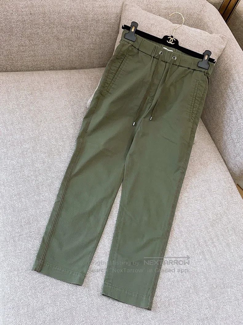 Brunello Cucinelli Brunello Cucinelli Military Green Casual Pants Size 24" / US 00 / IT 34 - 1 Thumbnail