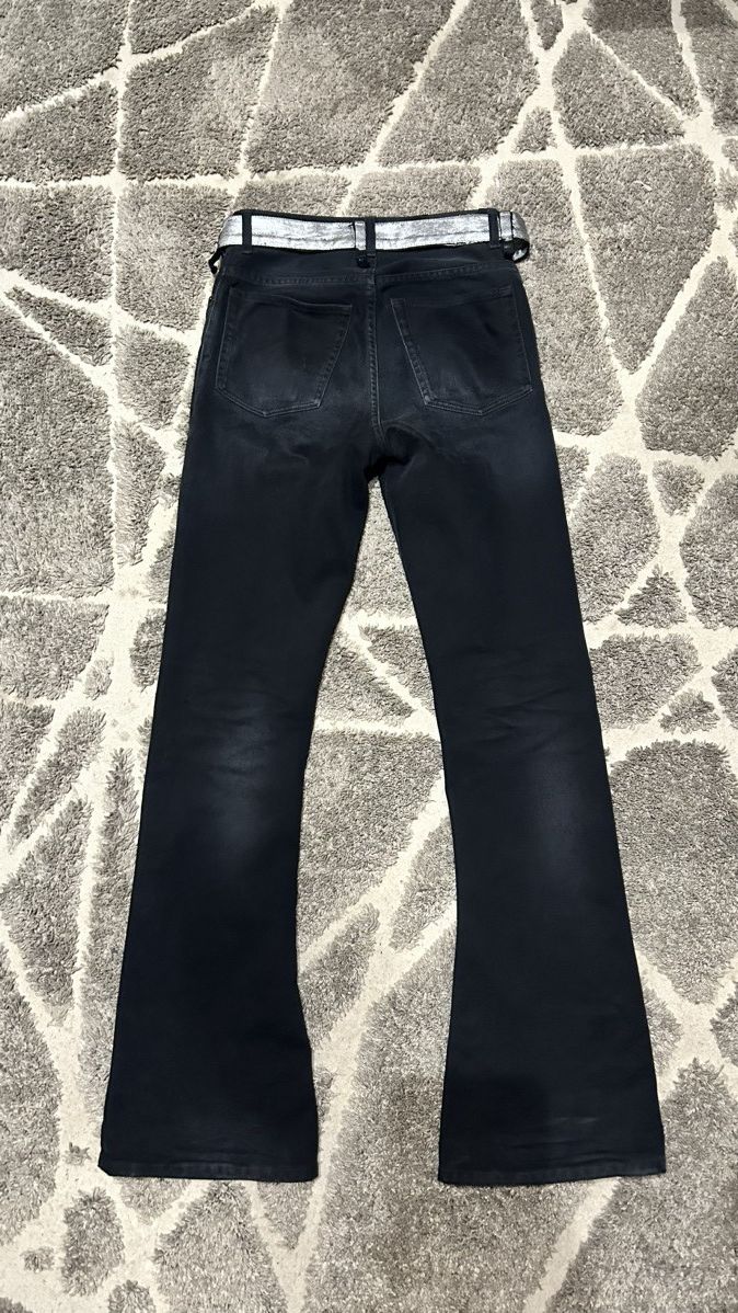 Balenciaga Sunfaded Flare Denim Size US 29 - 2 Thumbnail