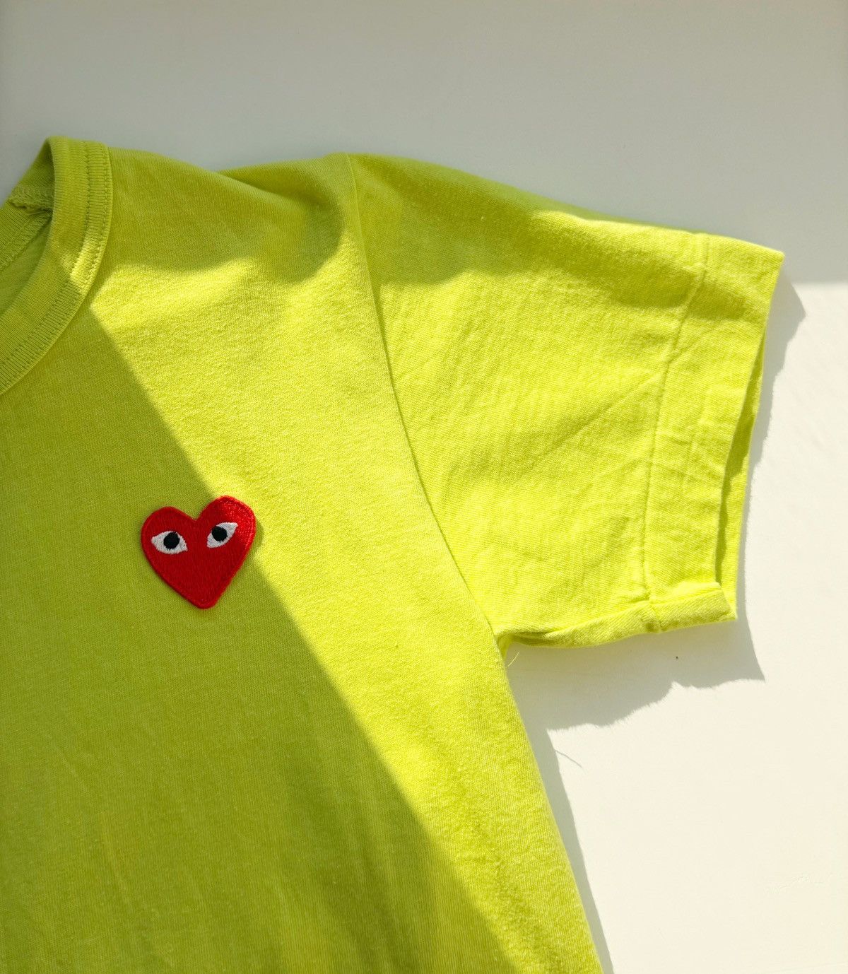 Comme des Garcons PLAY Comme des Garçons PLAY Women Green T-Shirt Heart Logo Size M Size M / US 6-8 / IT 42-44 - 5 Thumbnail