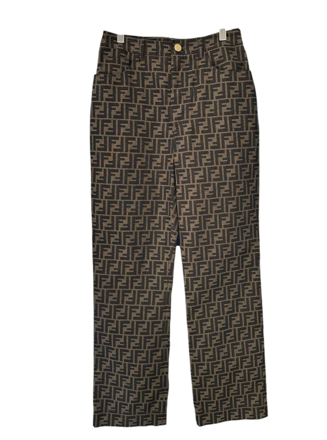 Fendi Fendi Zucca Trousers Size 40FR Size 28" / US 6 / IT 42 - 1 Thumbnail
