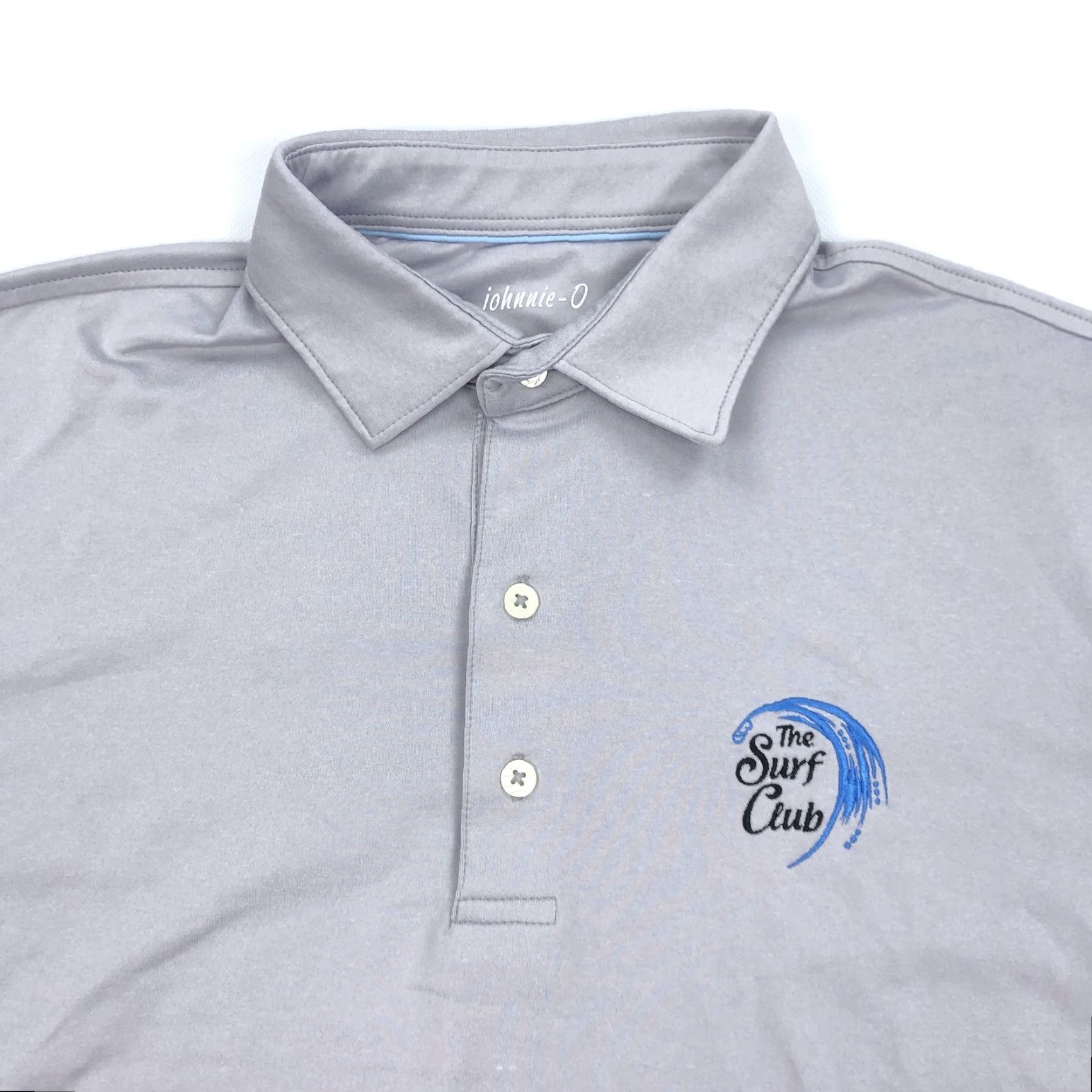 johnnie-O johnnie-O Polo Shirt Mens M Mauve Gray Performance Short Sleeve Golf Casual Shirt Size US M / EU 48-50 / 2 - 2 Thumbnail