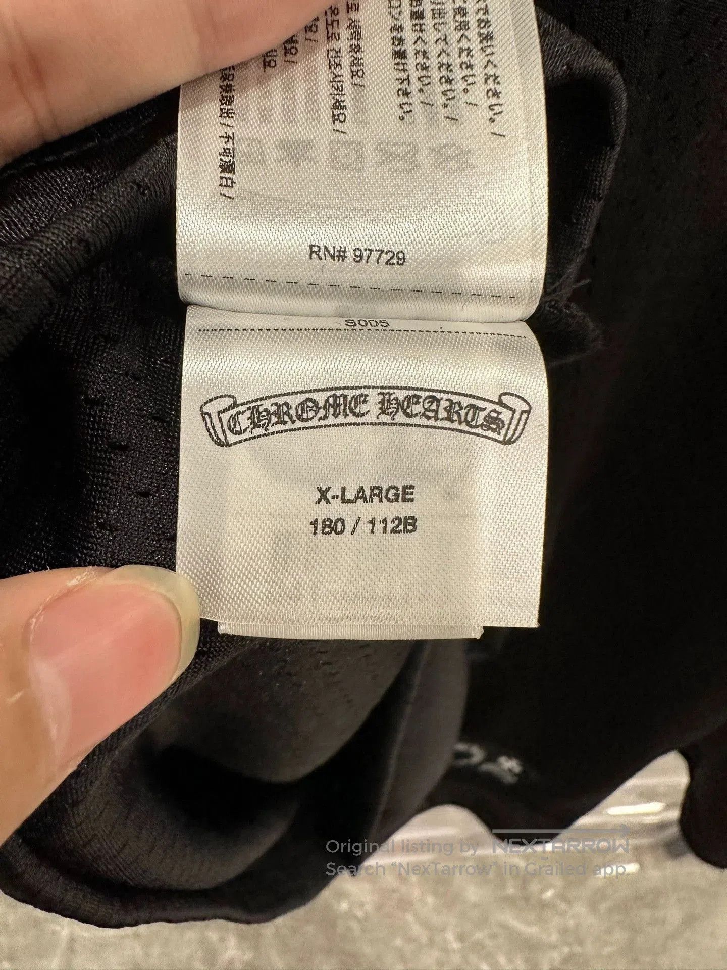 Chrome Hearts chrome hearts black mesh long sleeve jersey. Size US S / EU 44-46 / 1 - 6 Thumbnail