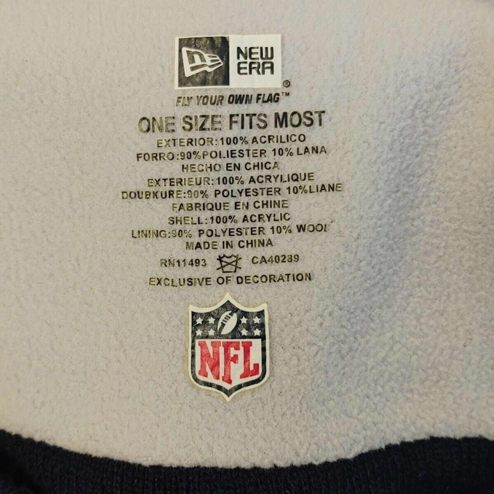 NFL NFL New Era Denver Bronco's Football Wool Knitted Orange Bea Size ONE SIZE - 4 Thumbnail