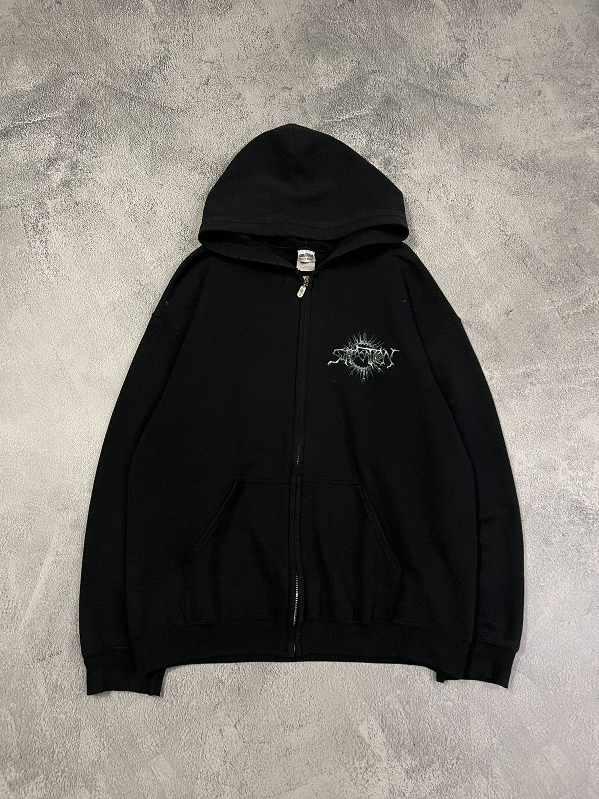 Vintage Y2k SUFFOCATION 2008 Death Metal Zip Hoodie 00’s