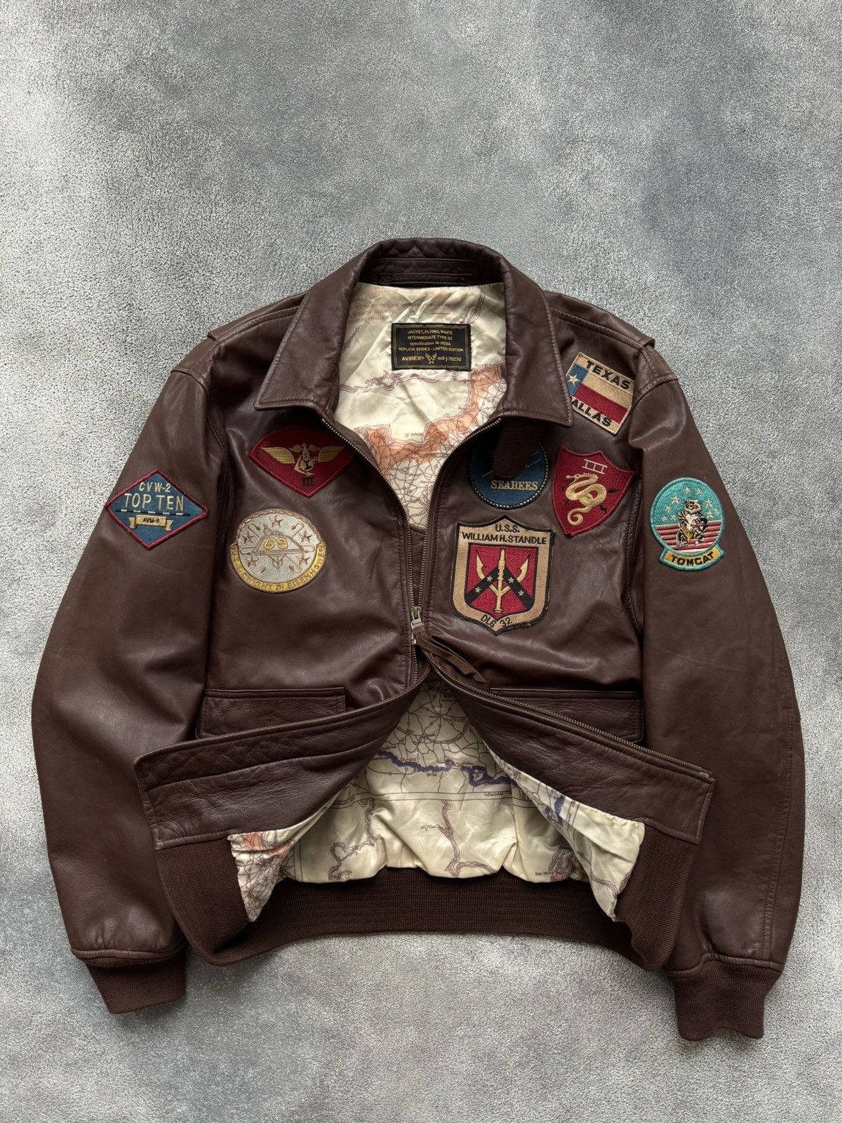 AVIREX G-1 A-2 flight jacket leather Buy Vintage AVIREX TYPE G-1