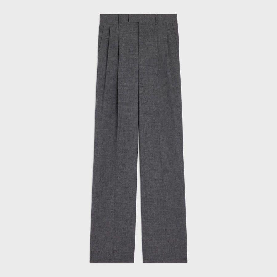 o1d2blof0226 Wool Pants in Grey