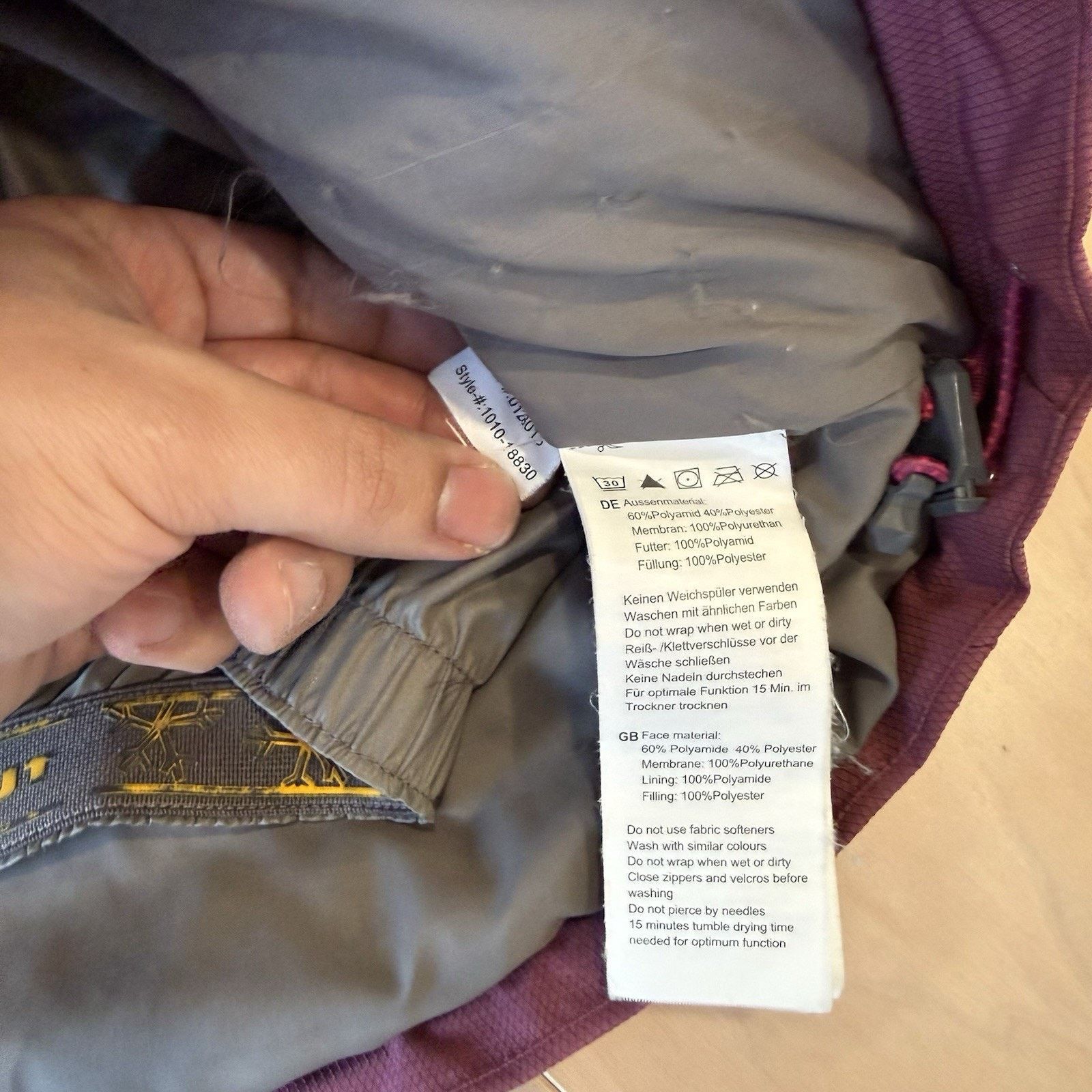 Mammut Mammut Robella HS Jacket Women's XL Purple Pink Full Zip Size XL / US 12-14 / IT 48-50 - 8 Thumbnail