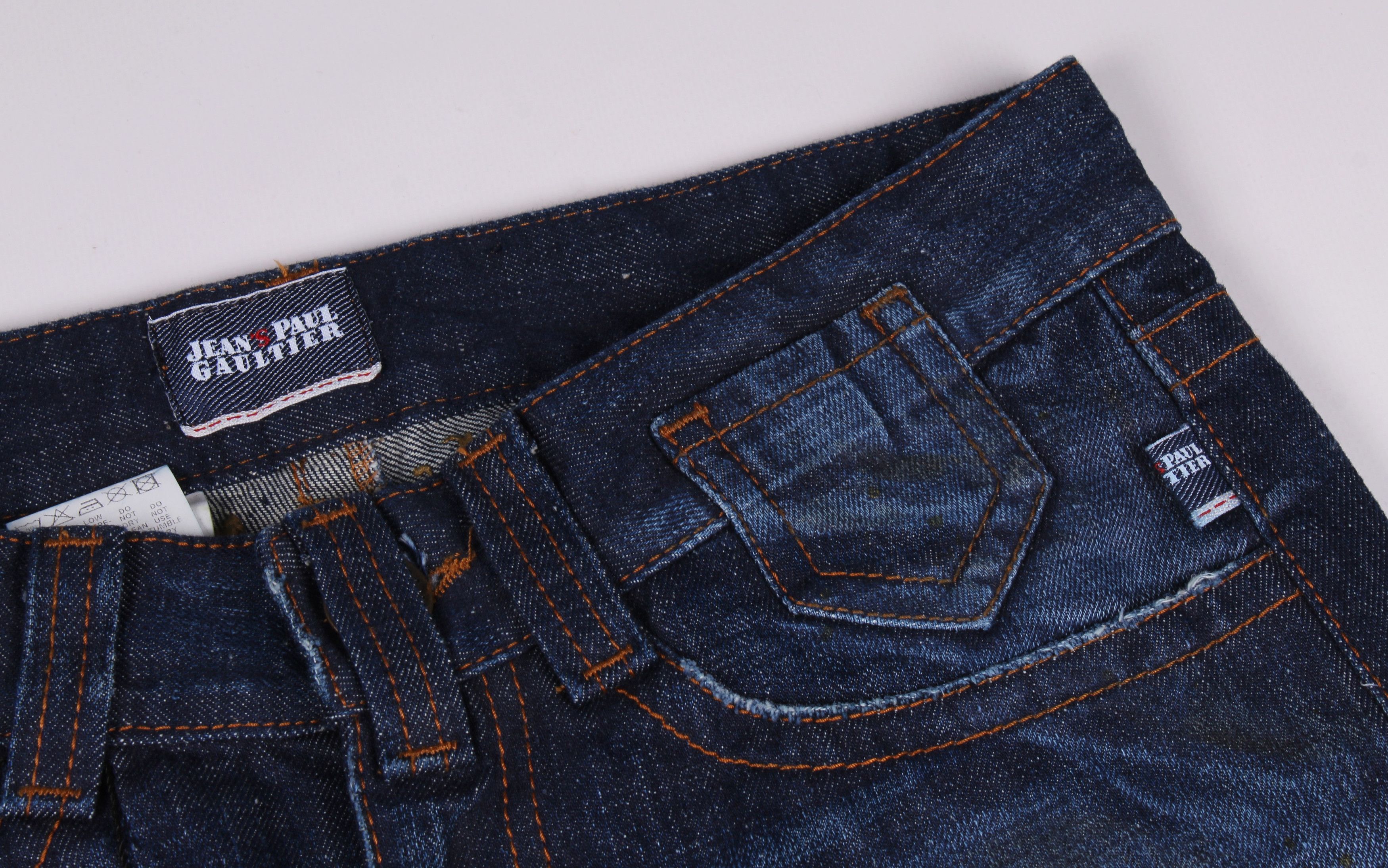 Jean Paul Gaultier Vintage Jean Paul Gaultier Faded Dirty Bootcut Jeans Size 30" / US 8 / IT 44 - 3 Thumbnail