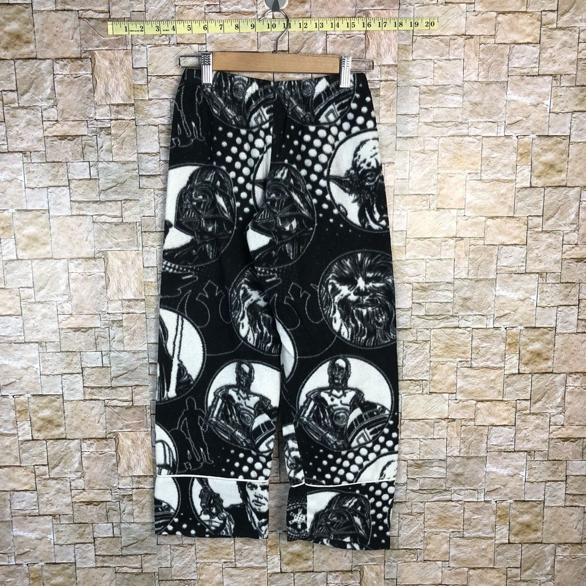 Japanese Brand × Vintage Star Wars Black White Joggers Pants #a331 Size 24" / US 00 / IT 34 - 10 Thumbnail
