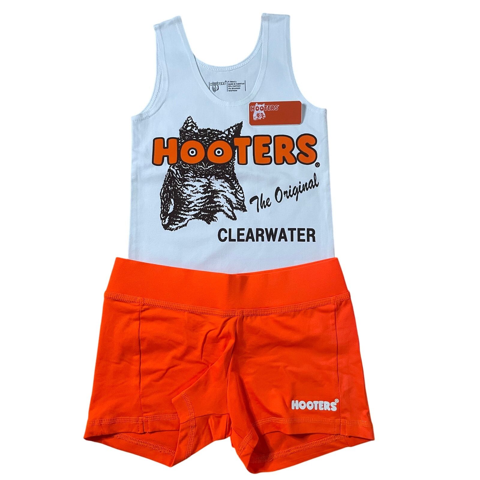 Other New Hooters Tank Shorts Pouch Name Tag Socks Pantyhose Xs Size XS / US 0-2 / IT 36-38 - 10 Thumbnail