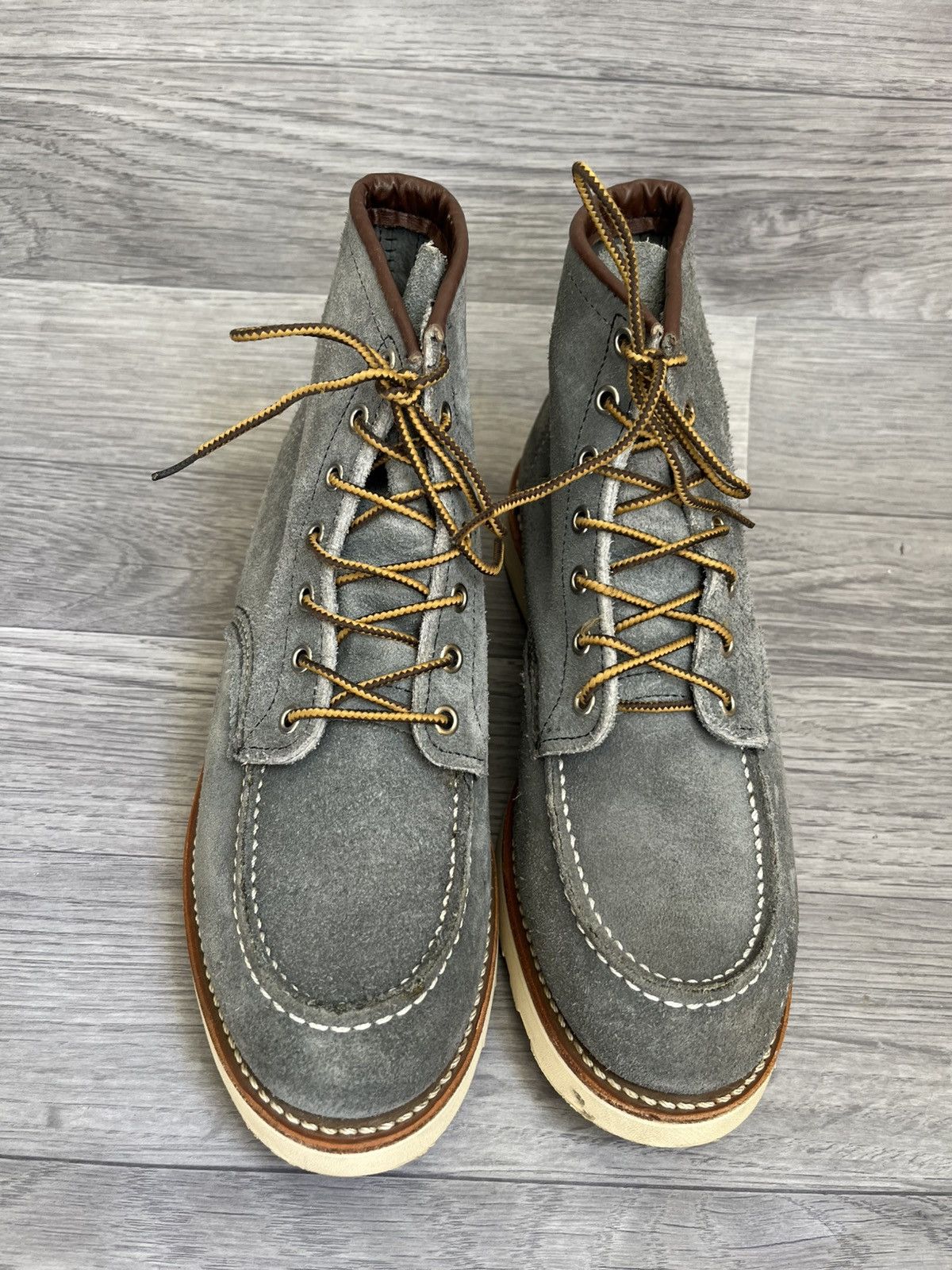 Red Wing Rare Red wing x moc-toe slate blue suede boots size 9 D Size US 9 / EU 42 - 3 Thumbnail