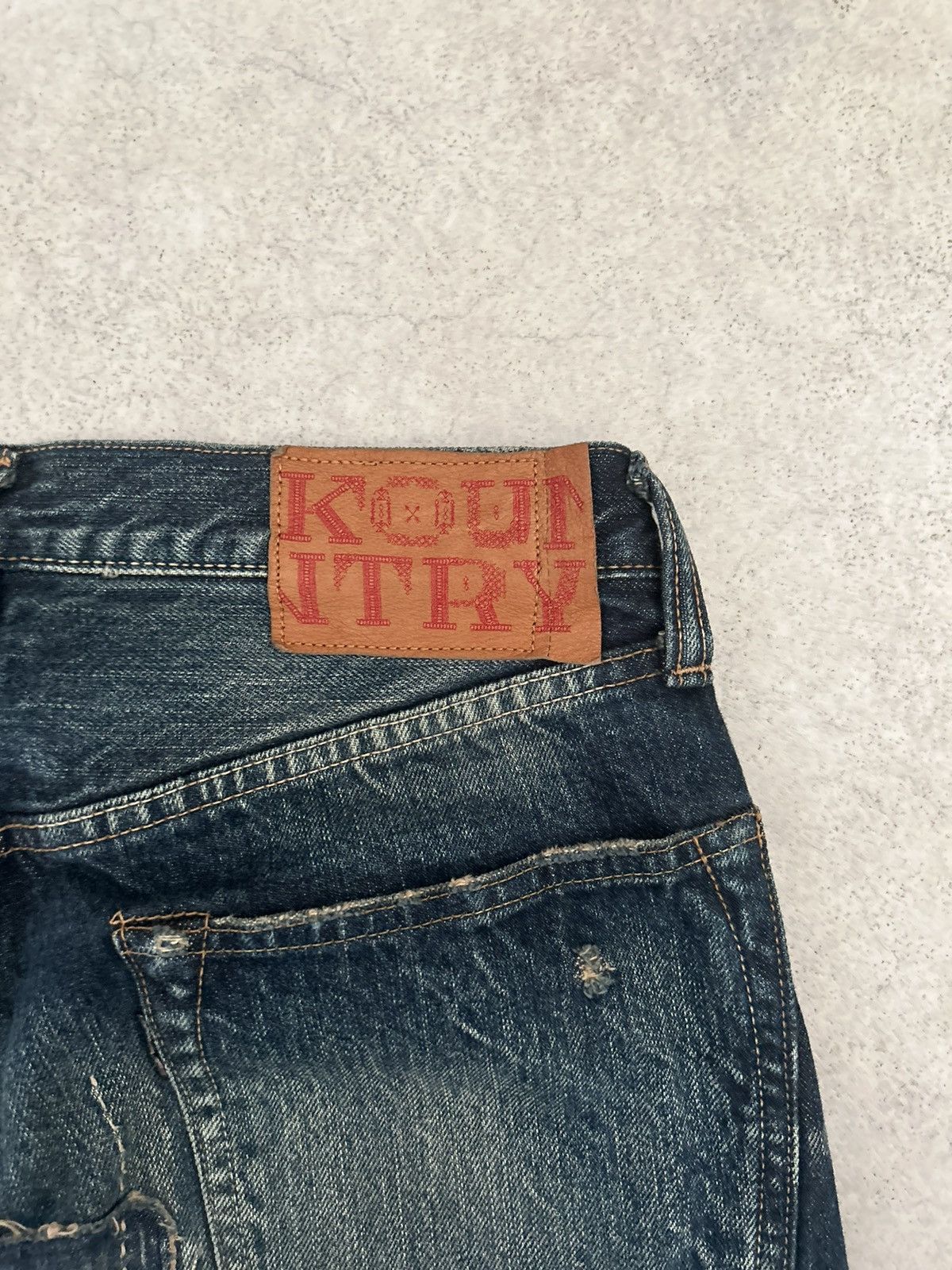 Kapital × Kapital Kountry Kapital Kountry Boro salvage jeans Size US 30 / EU 46 - 4 Thumbnail