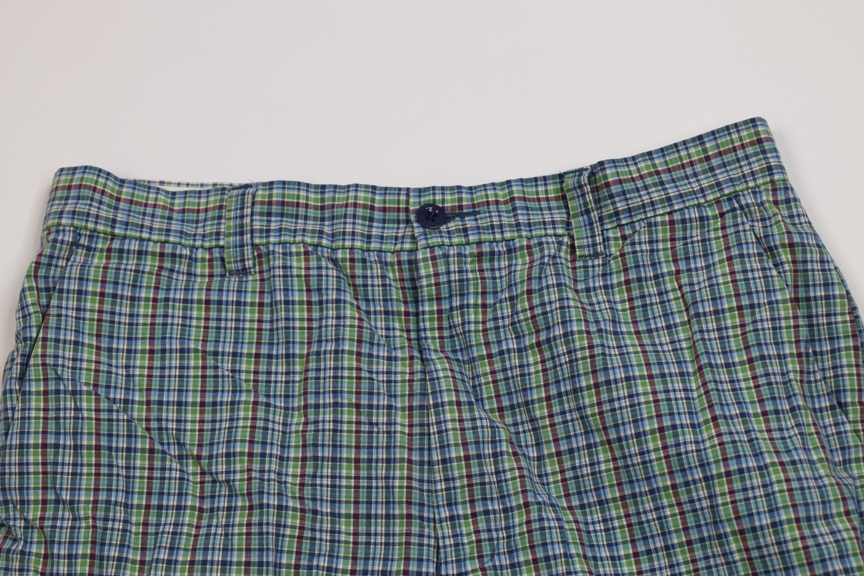Gap Vintage Y2K 2001 Gap Madras Plaid Chino Shorts Cotton Size US 36 / EU 52 - 2 Thumbnail