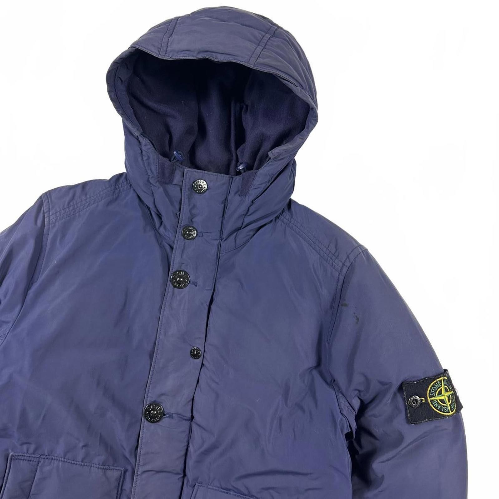 Stone Island Stone Island Micro Reps Down Puffer Jacket Blue Medium Size US M / EU 48-50 / 2 - 2 Thumbnail