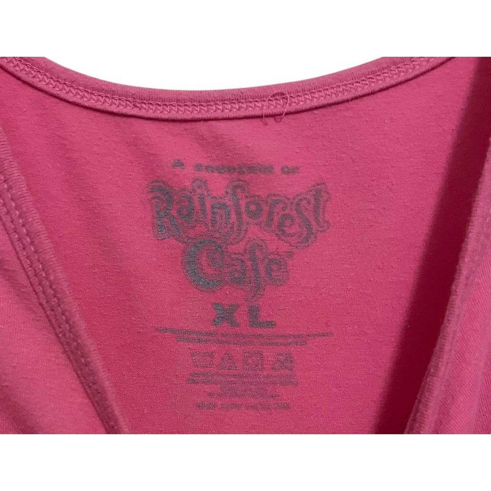 Rainforest × Vintage Rainforest Cafe | Y2K Leopard Cat Napping Tank Top XL Pink Size XL / US 12-14 / IT 48-50 - 5 Thumbnail