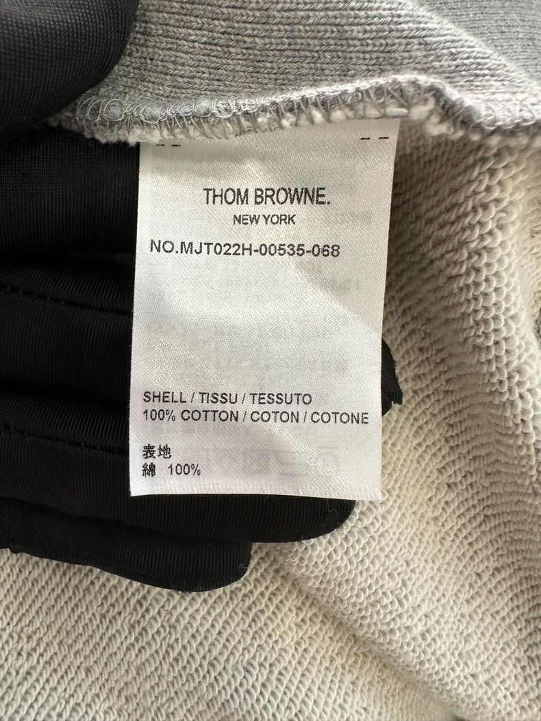 Thom Browne Thom browne Gray four-striped zipper jacket and hoodie 2503 Size US XL / EU 56 / 4 - 7 Thumbnail