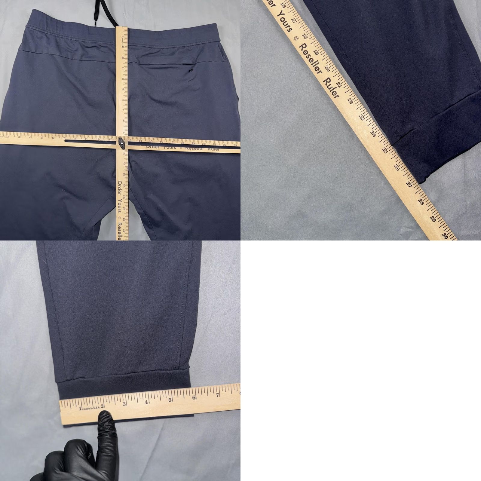 Vintage Public Rec Jogger Pants Mens 38x30 Blue Elastic Waist Zip Pocket Athletic Travel Size US 38 / EU 54 - 8 Thumbnail