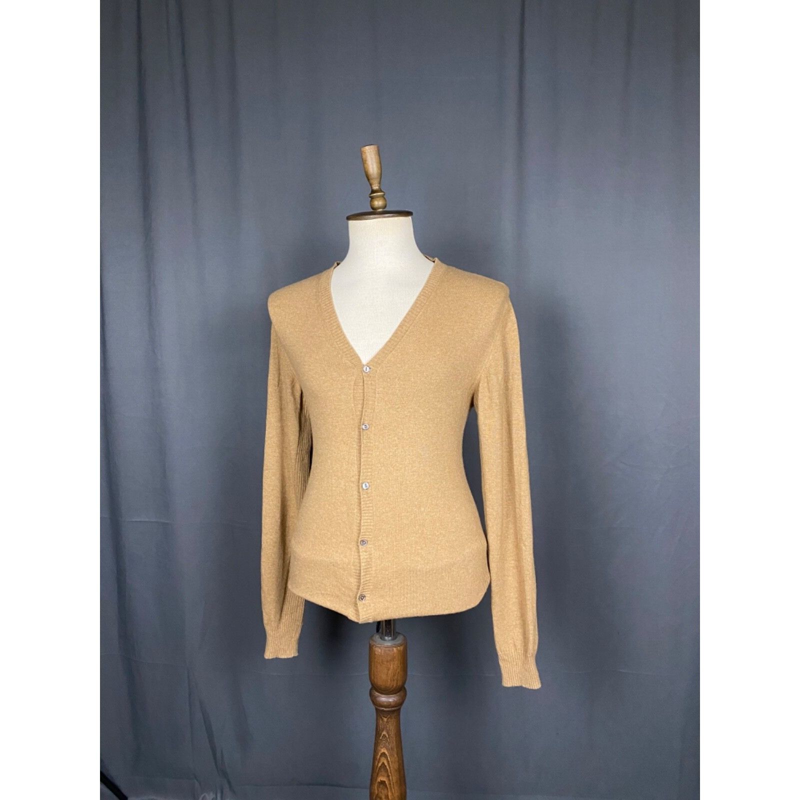 Dolce & Gabbana Dolce&Gabbana Men's Brown Wool Cardigan Sweater Size 2XL Size US XXL / EU 58 / 5 - 4 Thumbnail