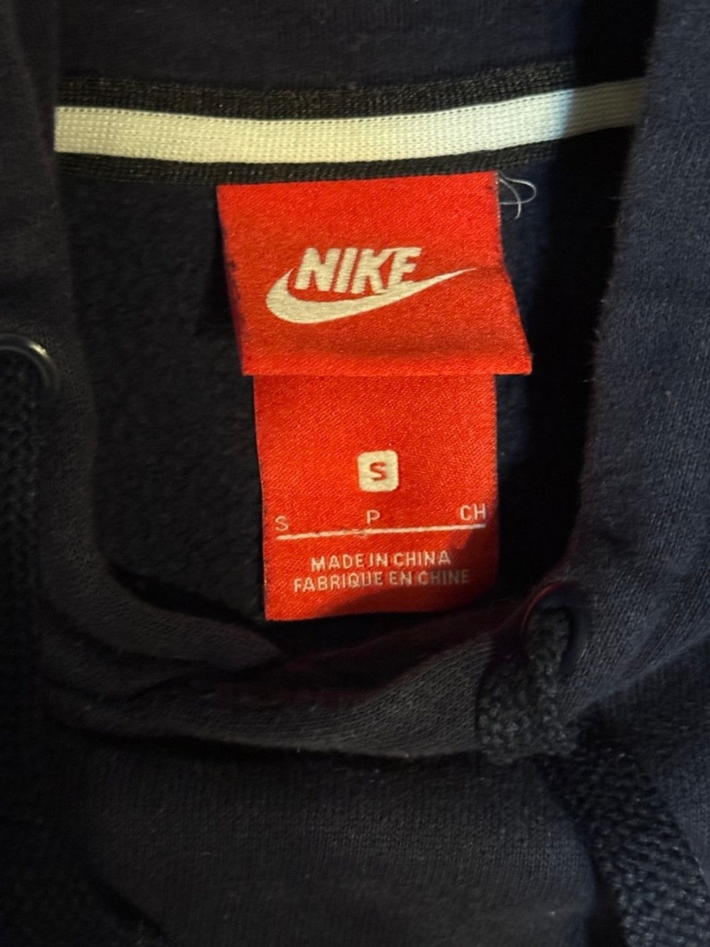 Nike Men's Nike Navy Red White Colorblock Hoodie S Size US S / EU 44-46 / 1 - 3 Thumbnail
