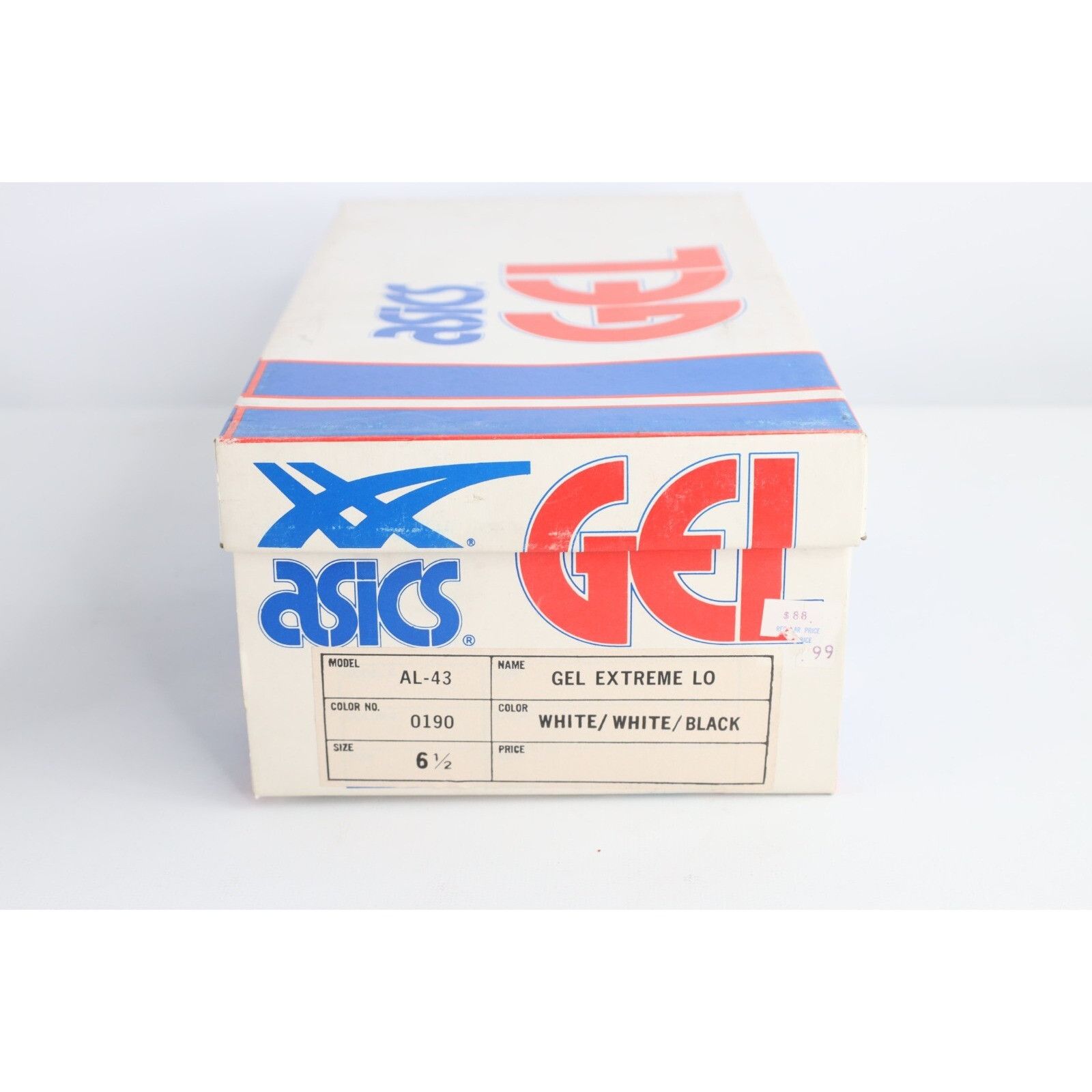 Asics NOS Vintage 90s Asics Gel Extreme Lo Sneakers Shoes Size US 6.5 / EU 39-40 - 12 Thumbnail