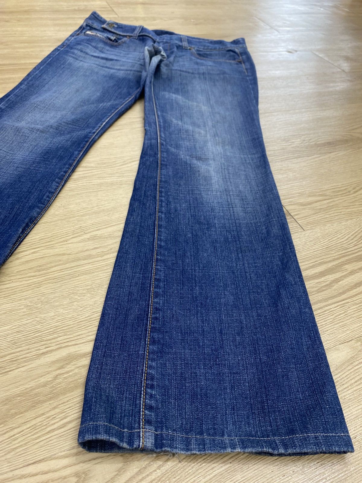 Diesel Diesel Acid Blue Wash Style Loose Jeans Size US 33 - 6 Thumbnail