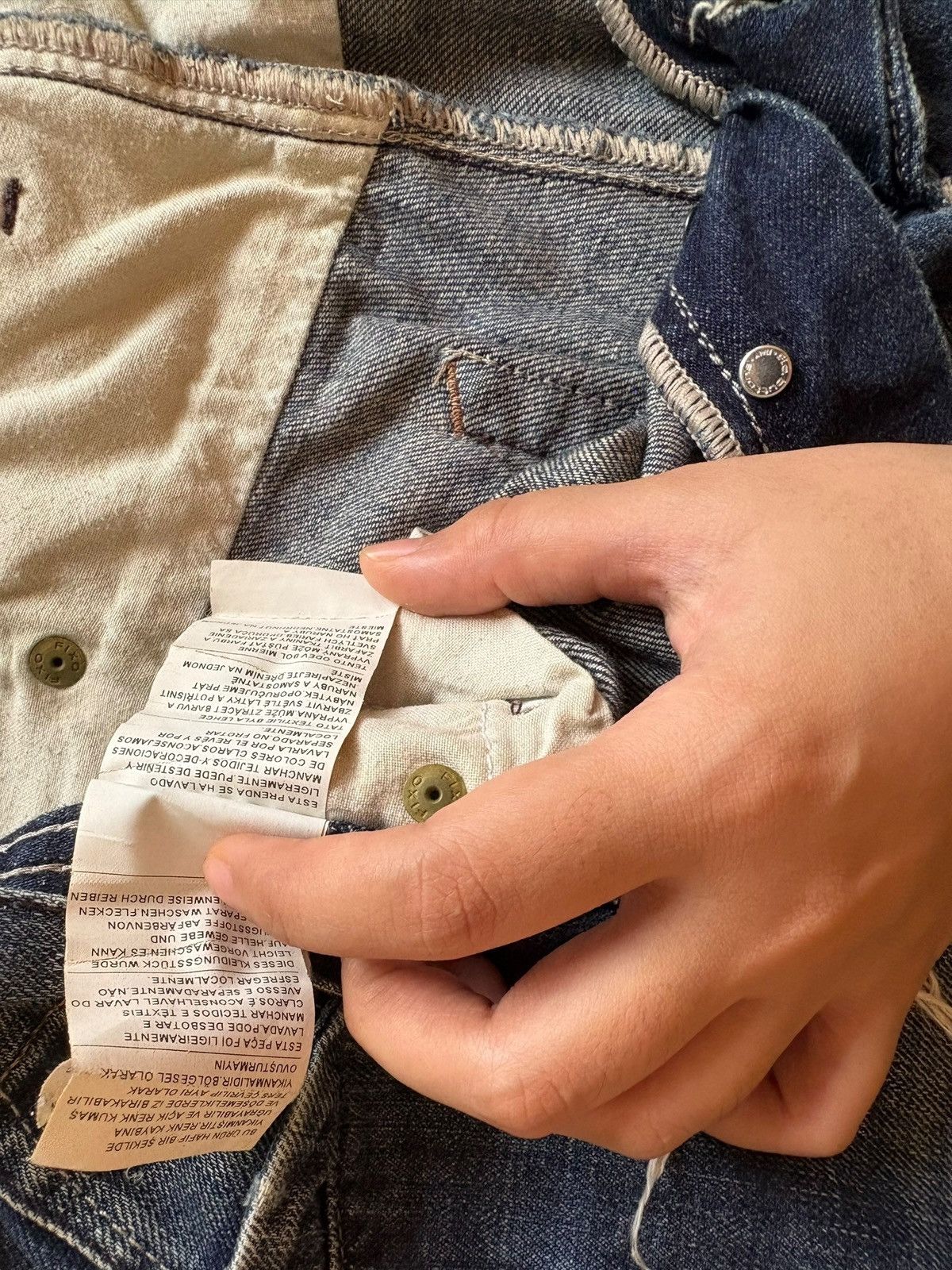 Japanese Brand SALES🔥Vintage Japanese Distressed Buckle Back Jean Shorts Size US 34 / EU 50 - 15 Thumbnail