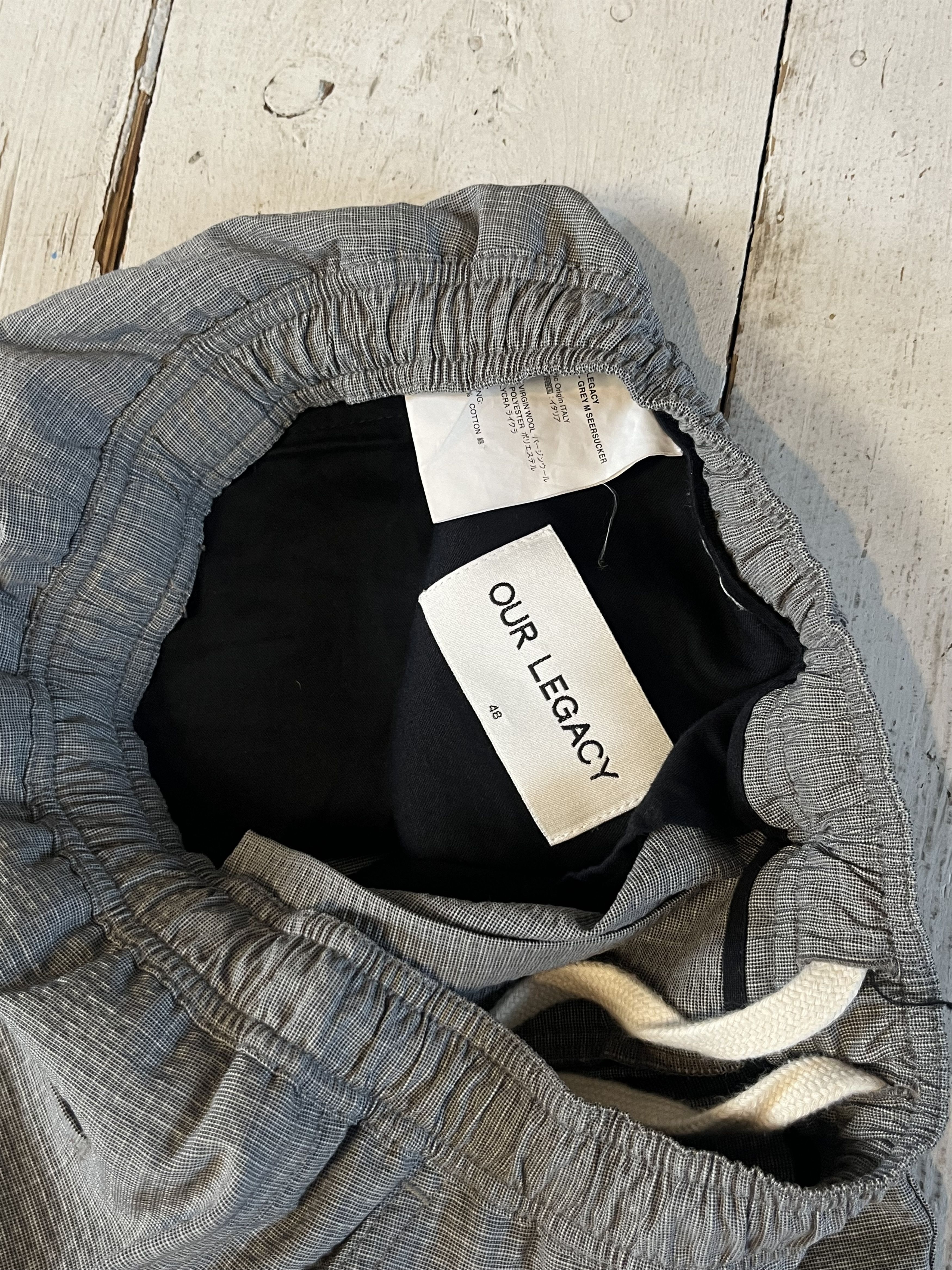 Our Legacy Our Legacy SS15 Grey Seersucker Trouser Size 31" - 5 Thumbnail