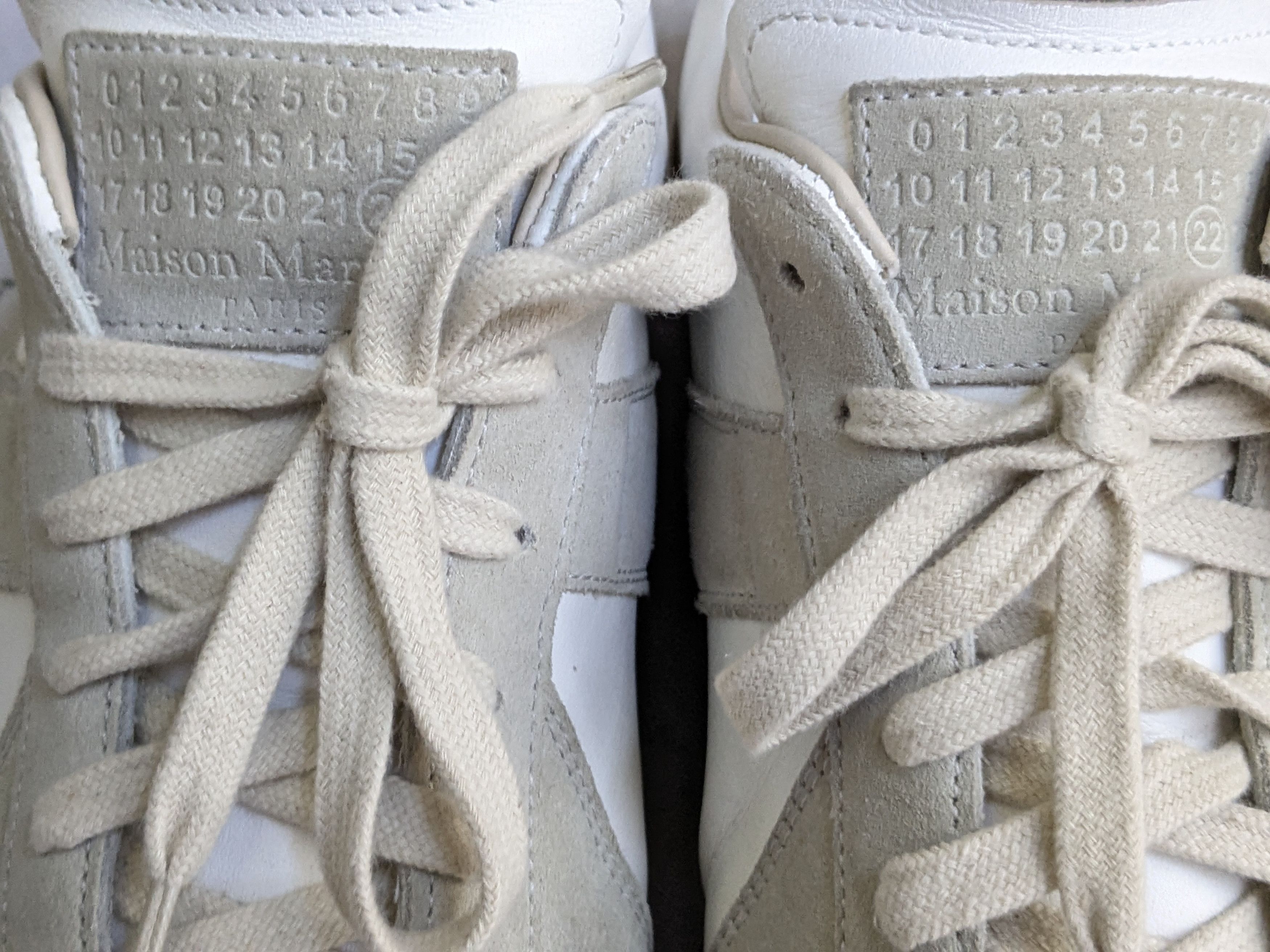 Maison Margiela Maison Margiela Replica GAT White Gray 9 42 Low Tops Size US 9 / EU 42 - 5 Thumbnail