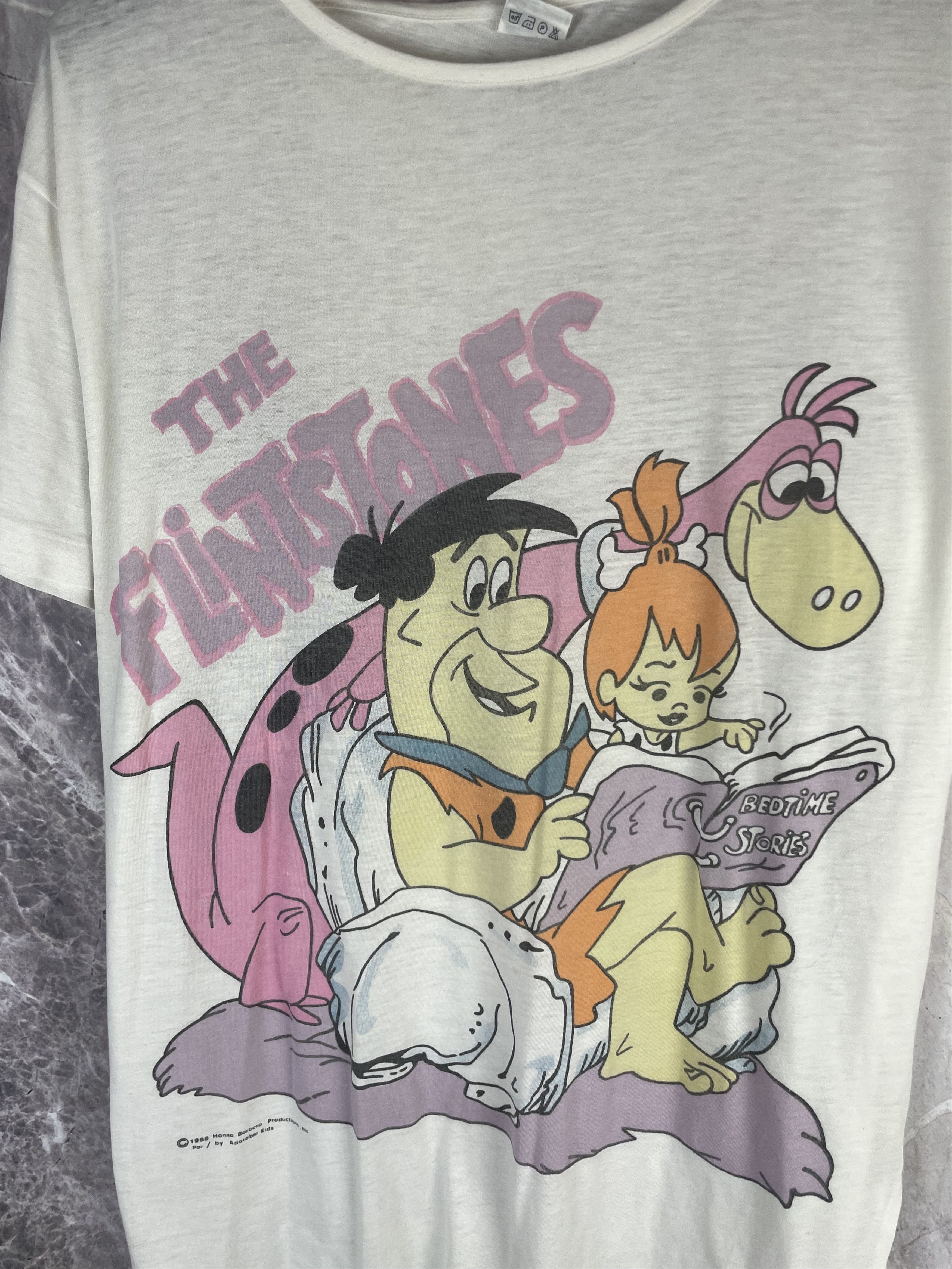 Cartoon Network Vintage Cartoon Network The Flintstones 1986 Tee Size US XXL / EU 58 / 5 - 3 Thumbnail