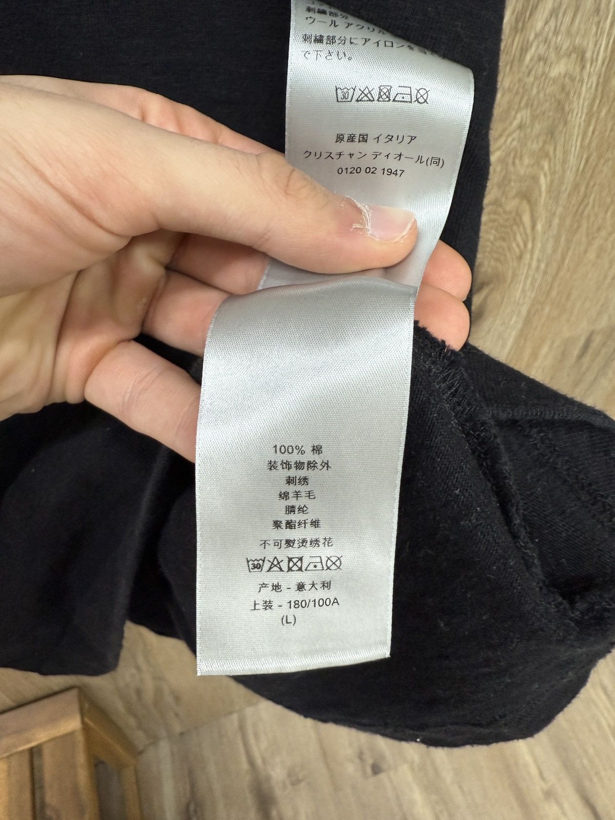 DENIM TEARS × Dior Dior tears Black Short Sleeve Size US L / EU 52-54 / 3 - 9 Thumbnail